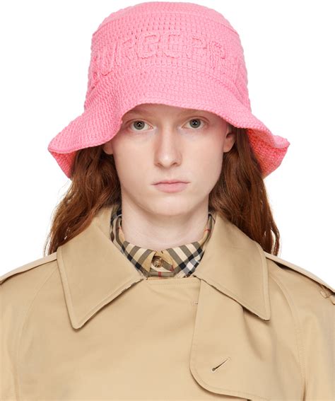 burberry pink hat|Burberry hat women.